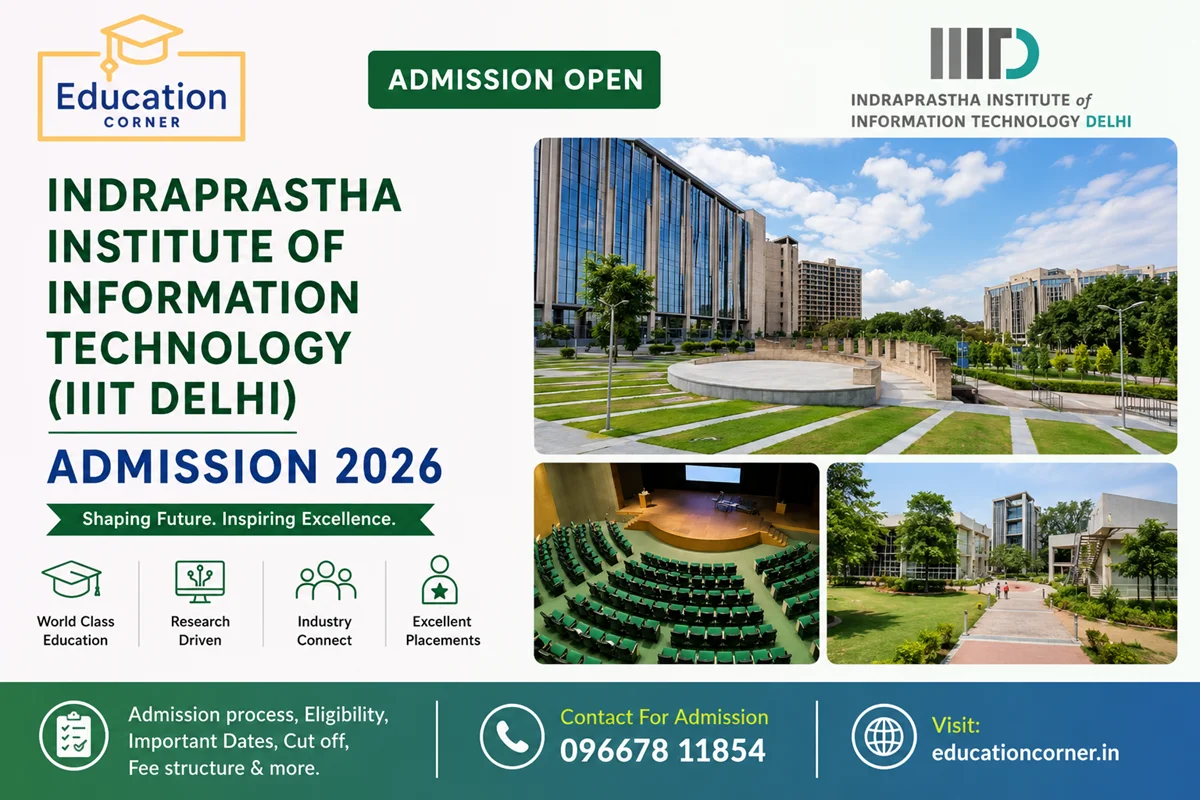 IIIT DELHI Admission 2026-27