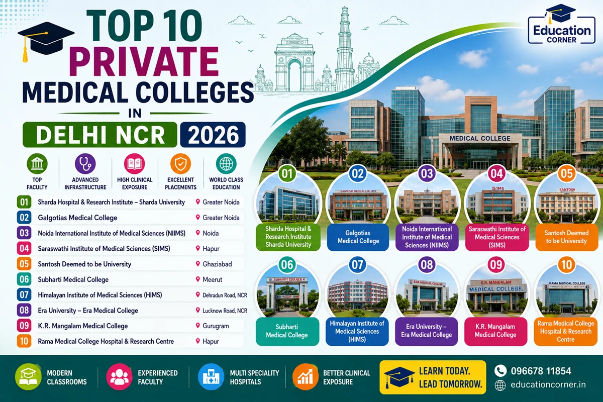 Top private medical colleges in Delhi NCR 2026
